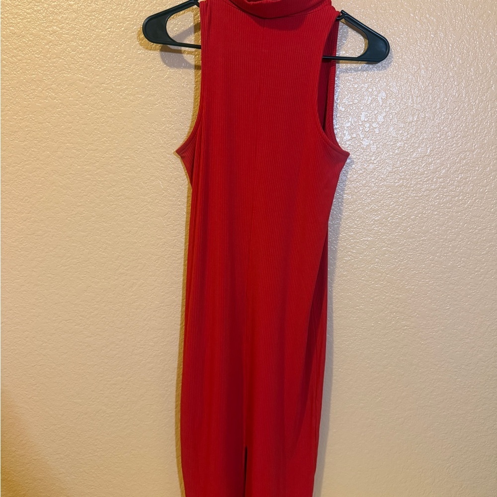Banana Republic Strapless Red Dress - Picture 2 of 4